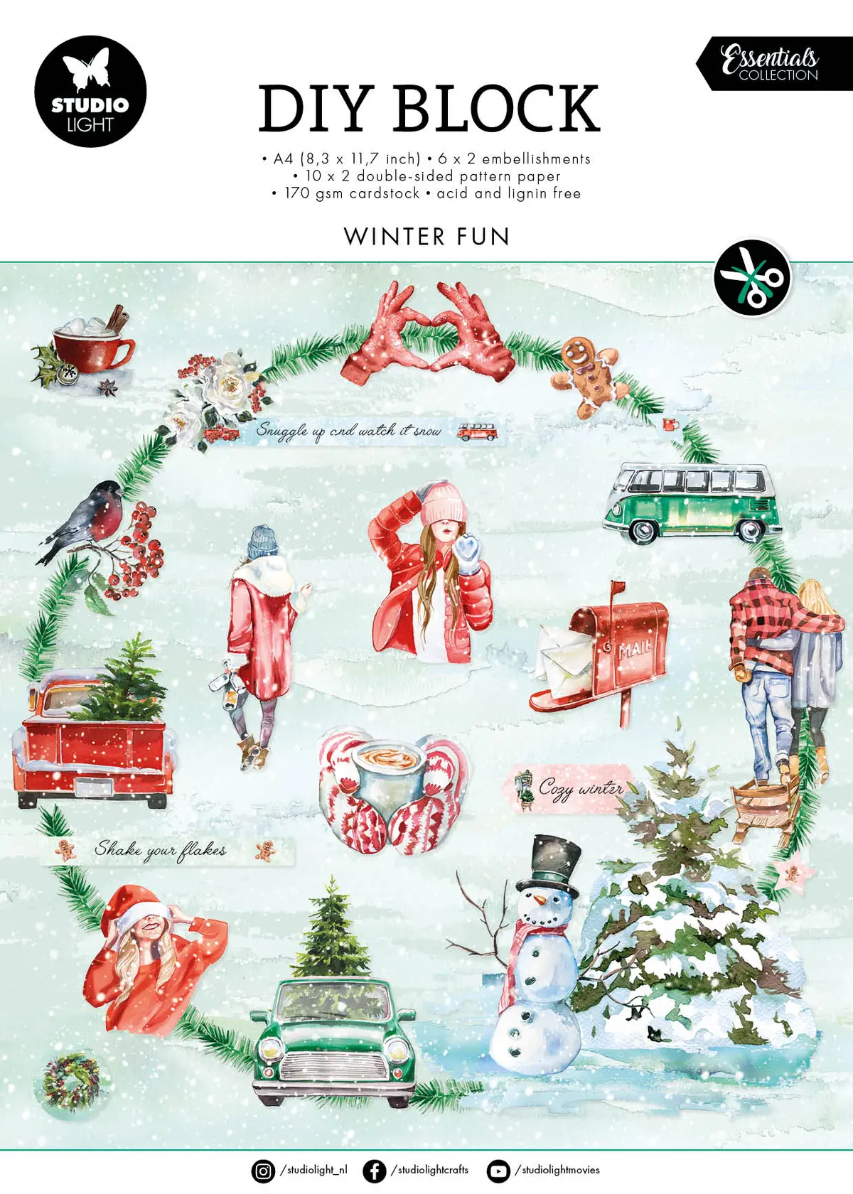 Sl Diy Block Winter Fun Essentials 294X210x9mm 32 Sh Nr.59 1