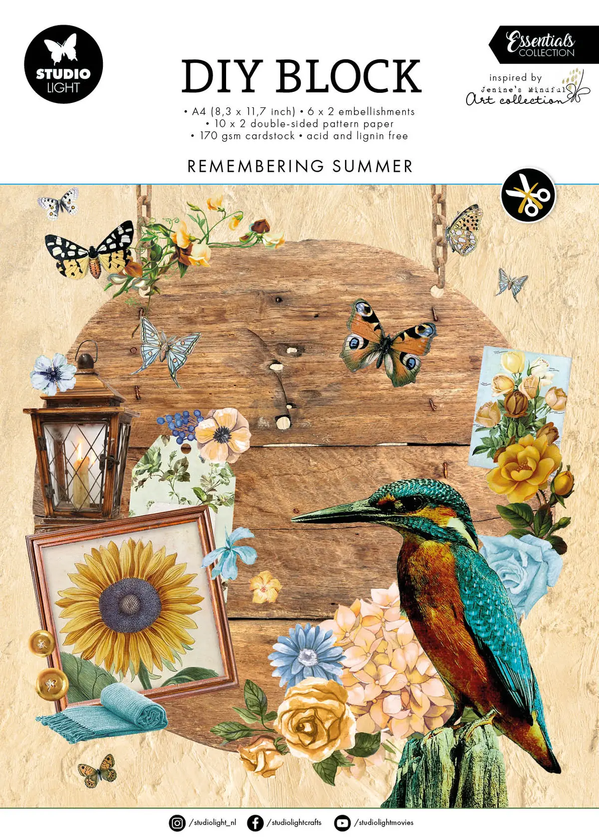 Sl Diy Block Remembering Summer Essentials 294X210x9mm 32 Sh Nr.61 1