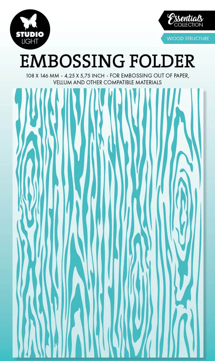 Sl Embossing Folders Wooden Planks Essentials 1 Pc 1
