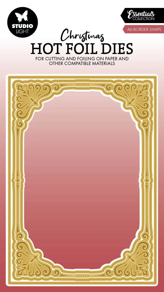 Sl Hot Foil Dies A6 Border Shape Essentials 4 Pc 1