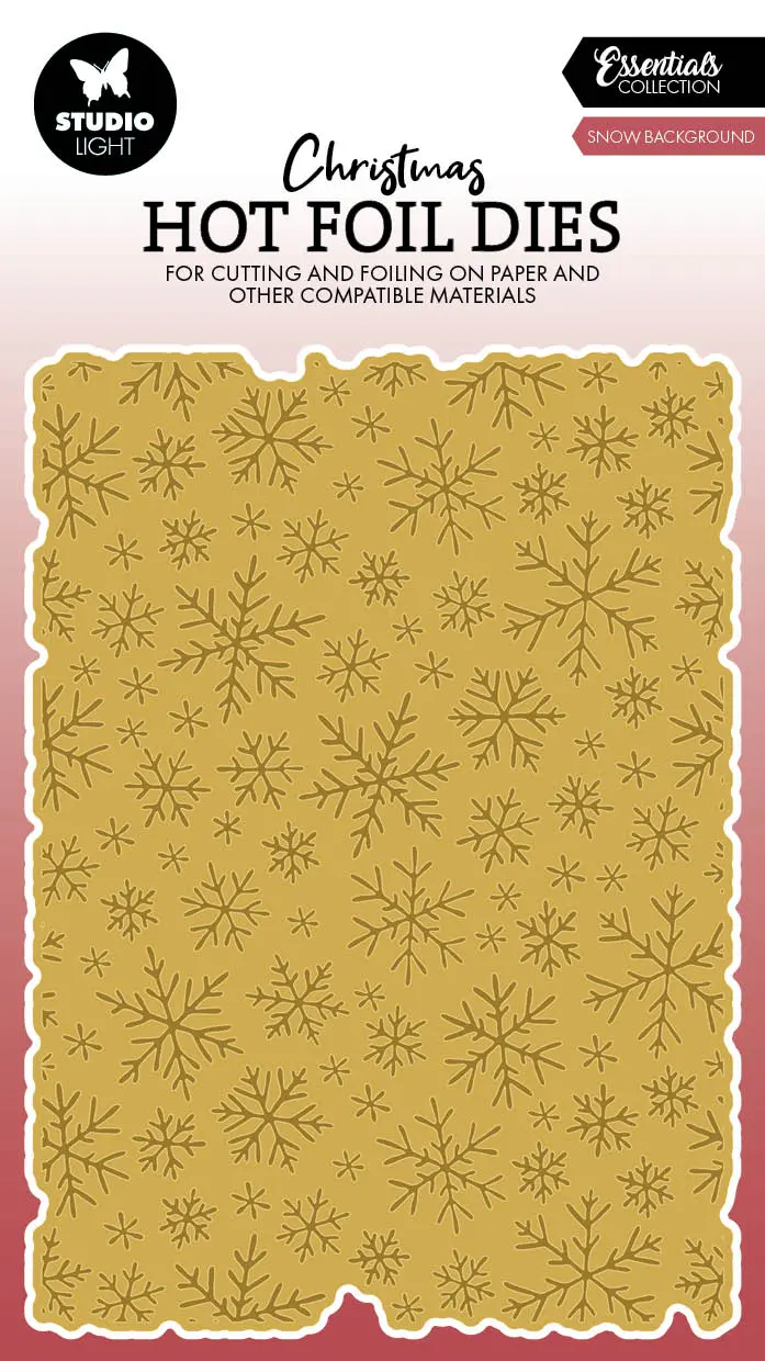 Sl Hot Foil Dies Snow Background Essentials 1 Pc 1