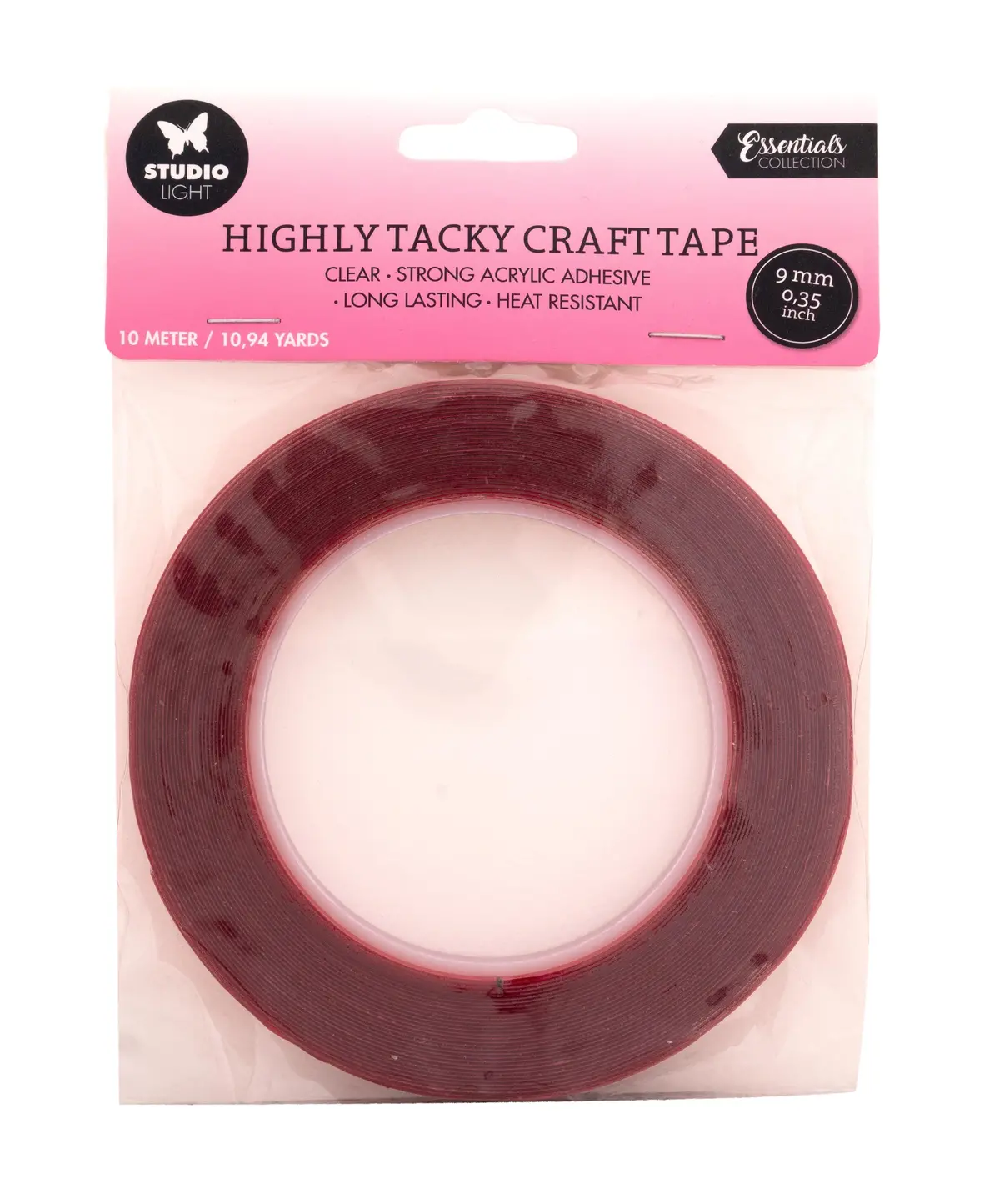 Sl Highly Tacky Craft Tape Doublesided Adhesive 9Mm Essential Tools 165X130x9mm 10 M Nr.03 1