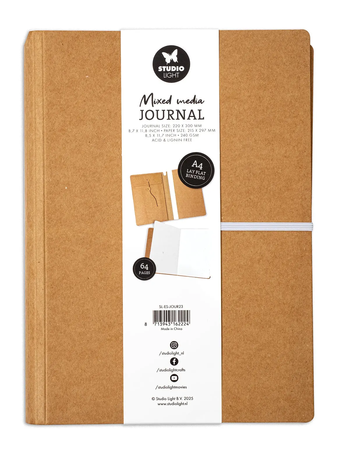 Sl Mixed Media Journal A4 Size Essentials 64 Pages 1