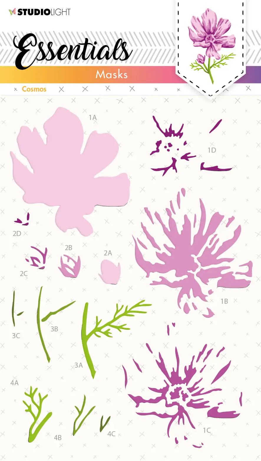 Sl Mask Cosmos Essentials 150X210x1mm 1 Pc Nr.123 1