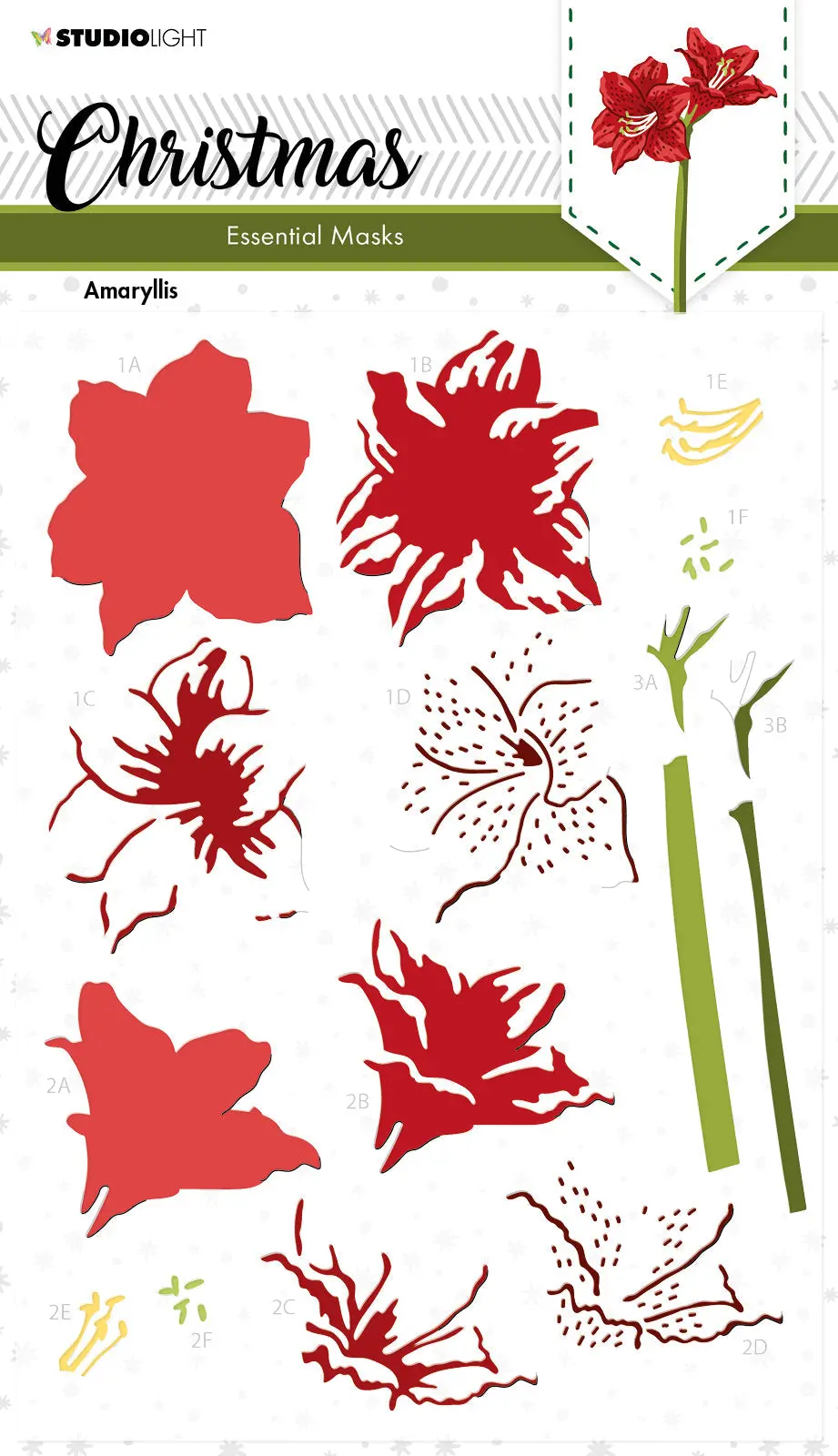 Sl Mask Amaryllis Essentials 150X210x1mm 1 Pc Nr.144 1