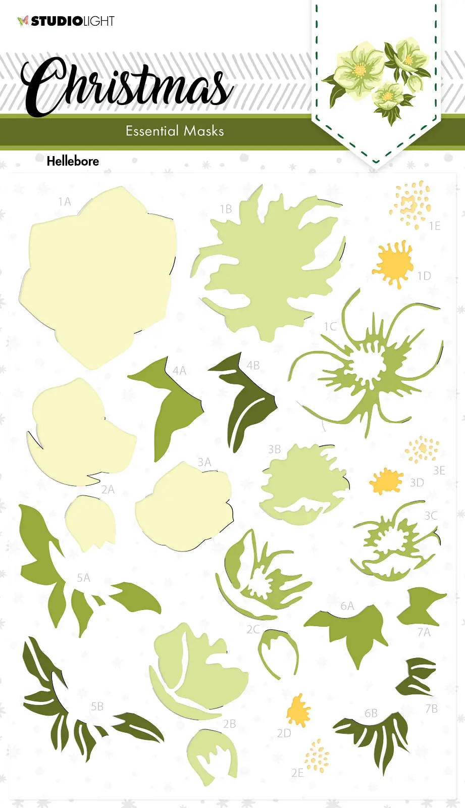 Sl Mask Helleborus Essentials 150X210x1mm 1 Pc Nr.145 1