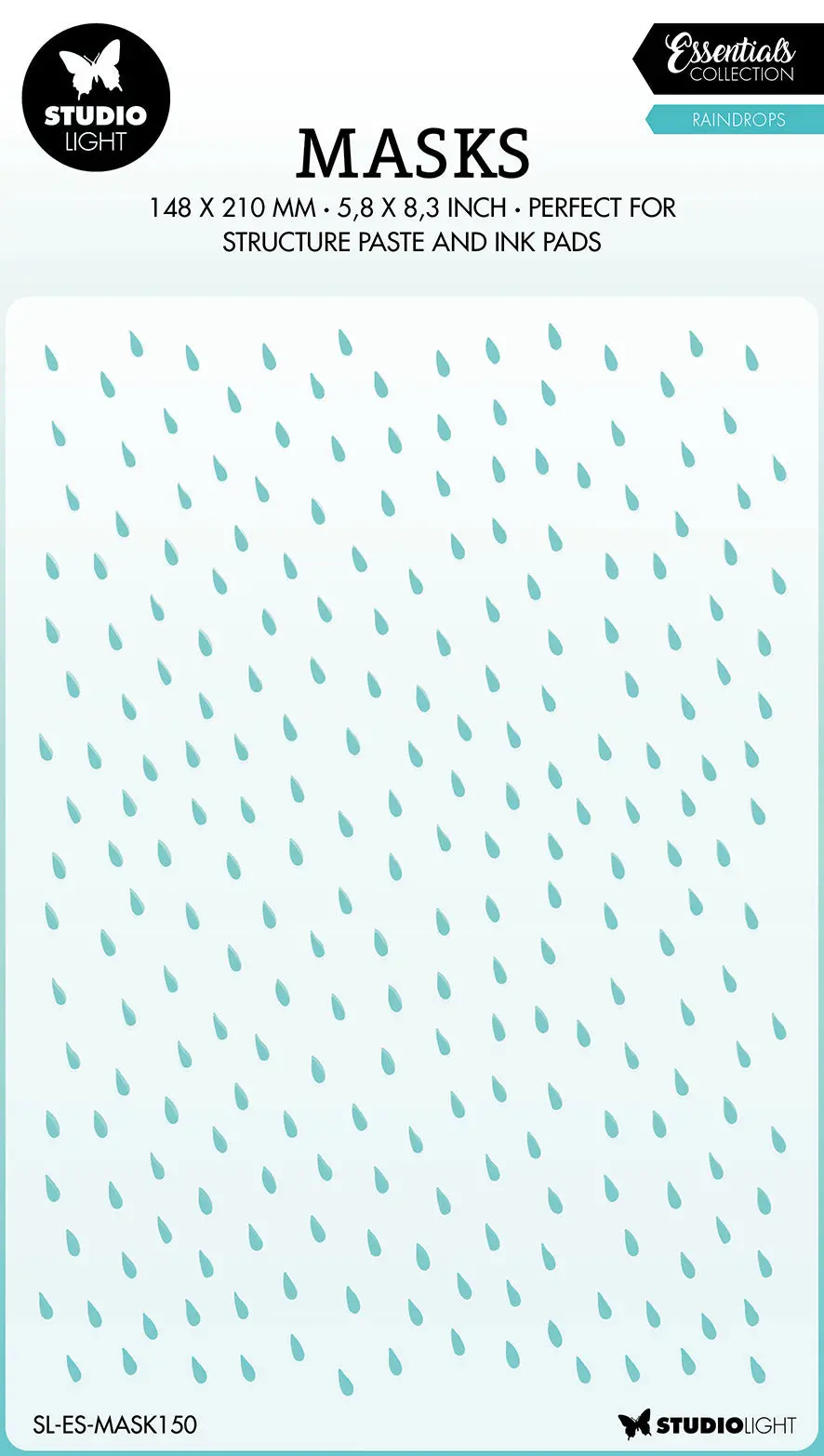 Sl Mask Raindrops Essentials 150X210x1mm 1 Pc Nr.150 1