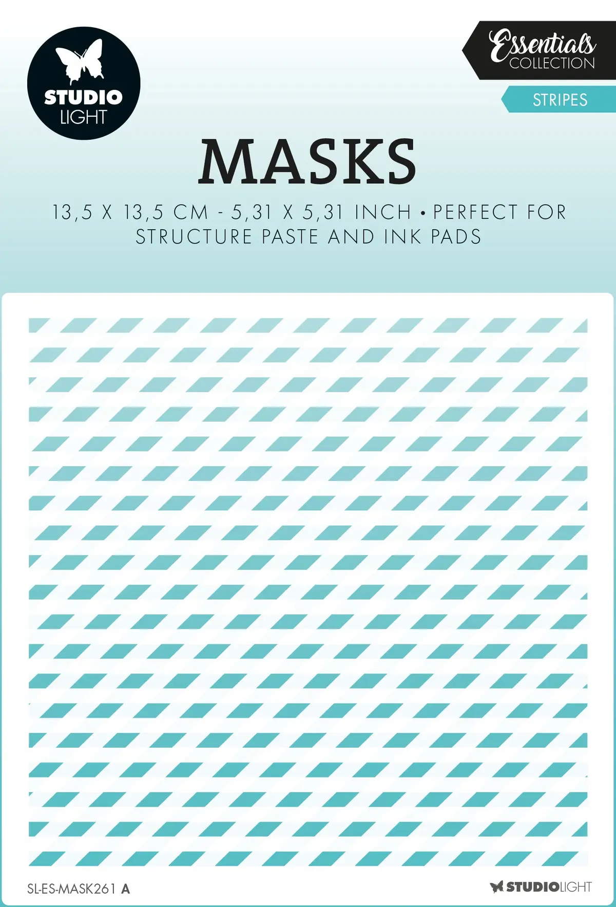Sl Mask Stripes Essentials 135X135x1mm 2 Pc Nr.261 1