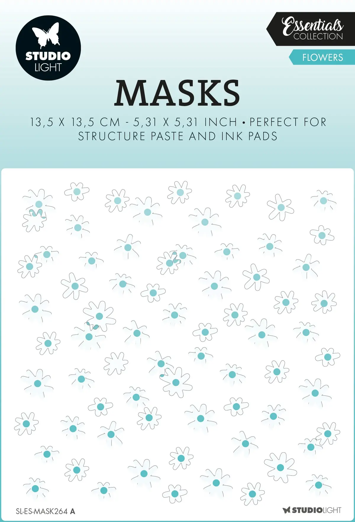 Sl Mask Flowers Essentials 135X135x1mm 2 Pc Nr.264 1