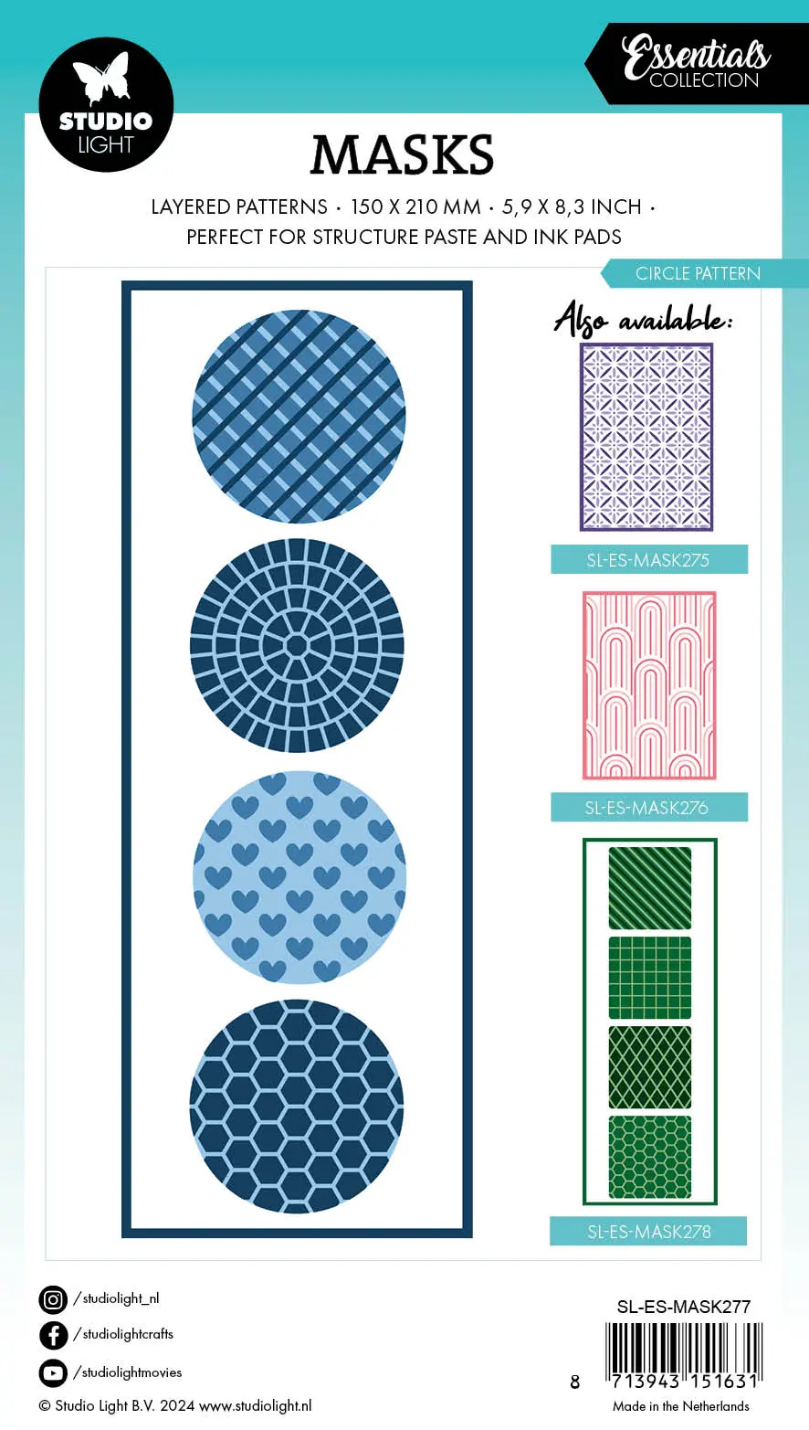Sl Mask Circle Pattern Essentials 1 Pc 2