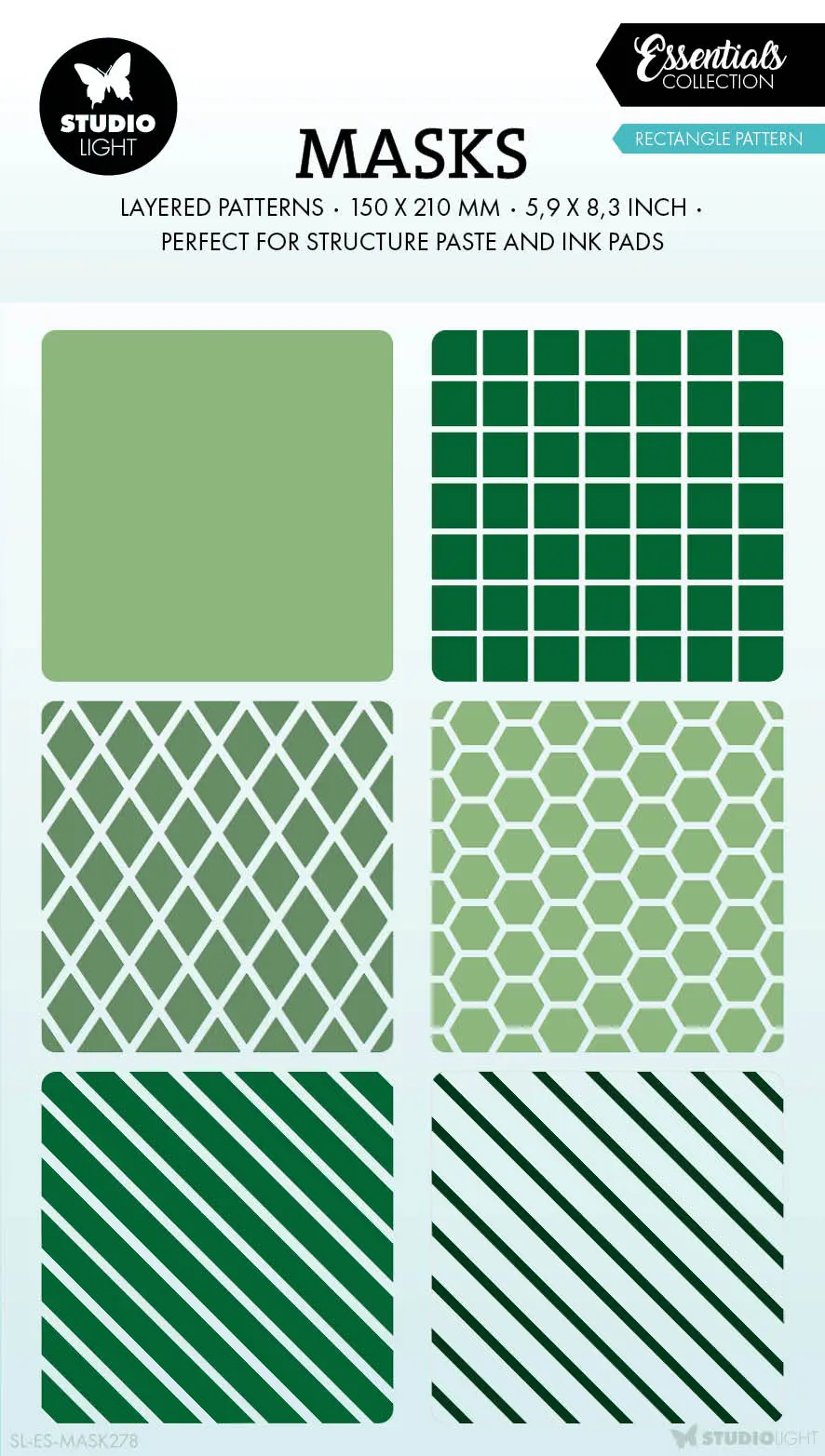 Sl Mask Rectangle Pattern Essentials 1 Pc 1