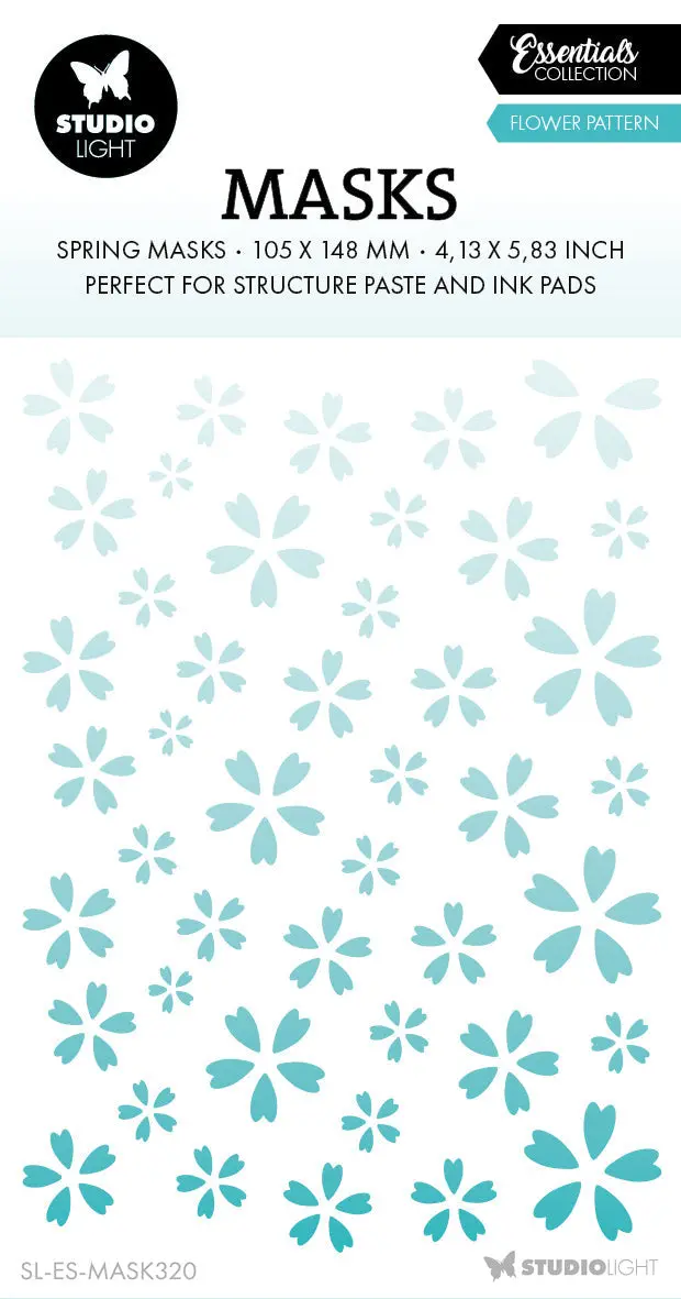 Sl Mask Flowers Background Essentials 1 Pc 1