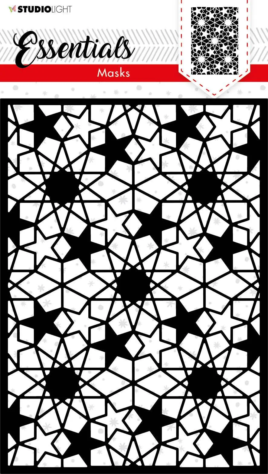 Sl Mask Christmas Star Background Essentials 148X210mm Nr.39 1