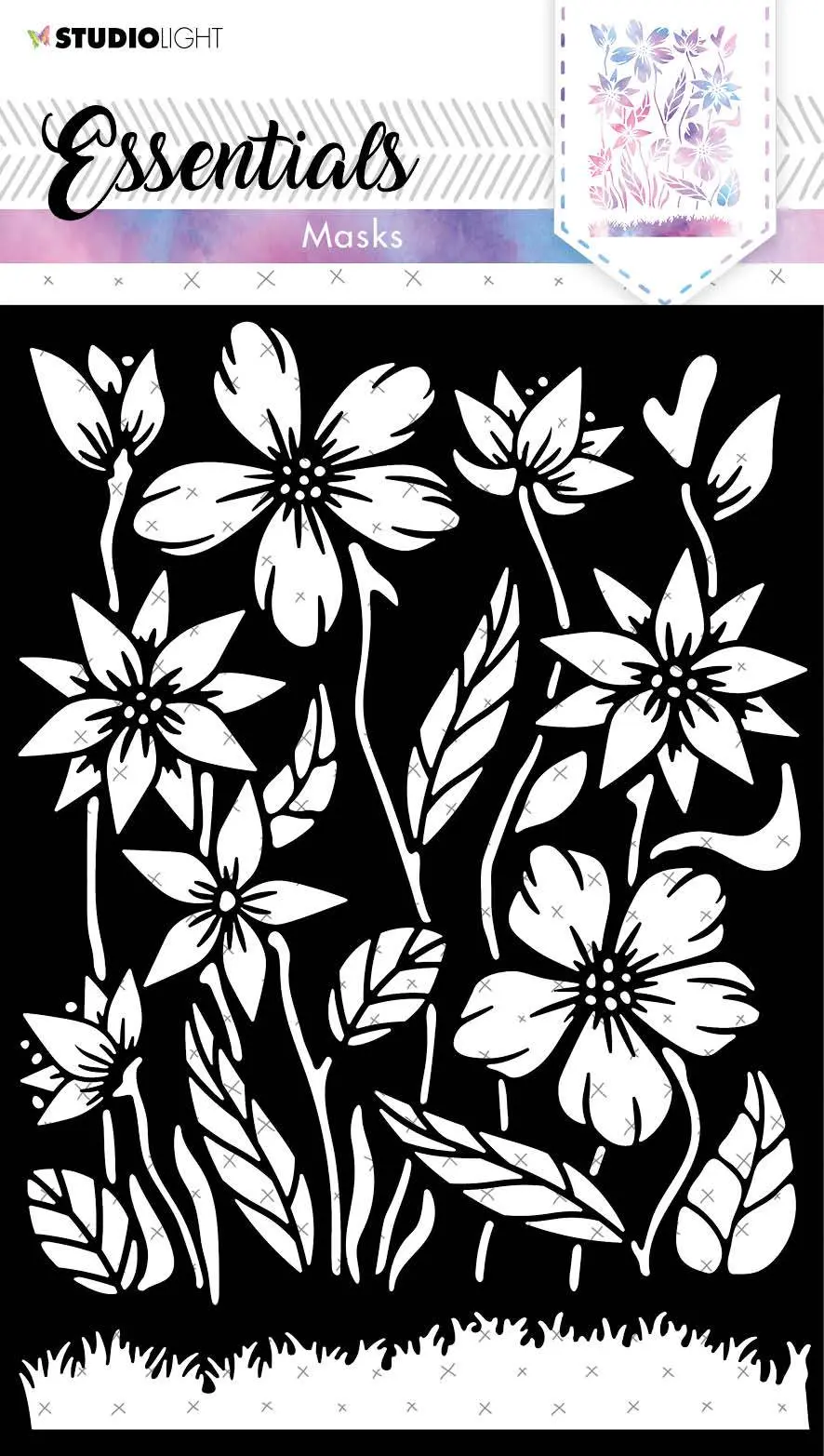 Sl Mask Flowers Essentials 148X210x1mm 1 Pc Nr.60 1