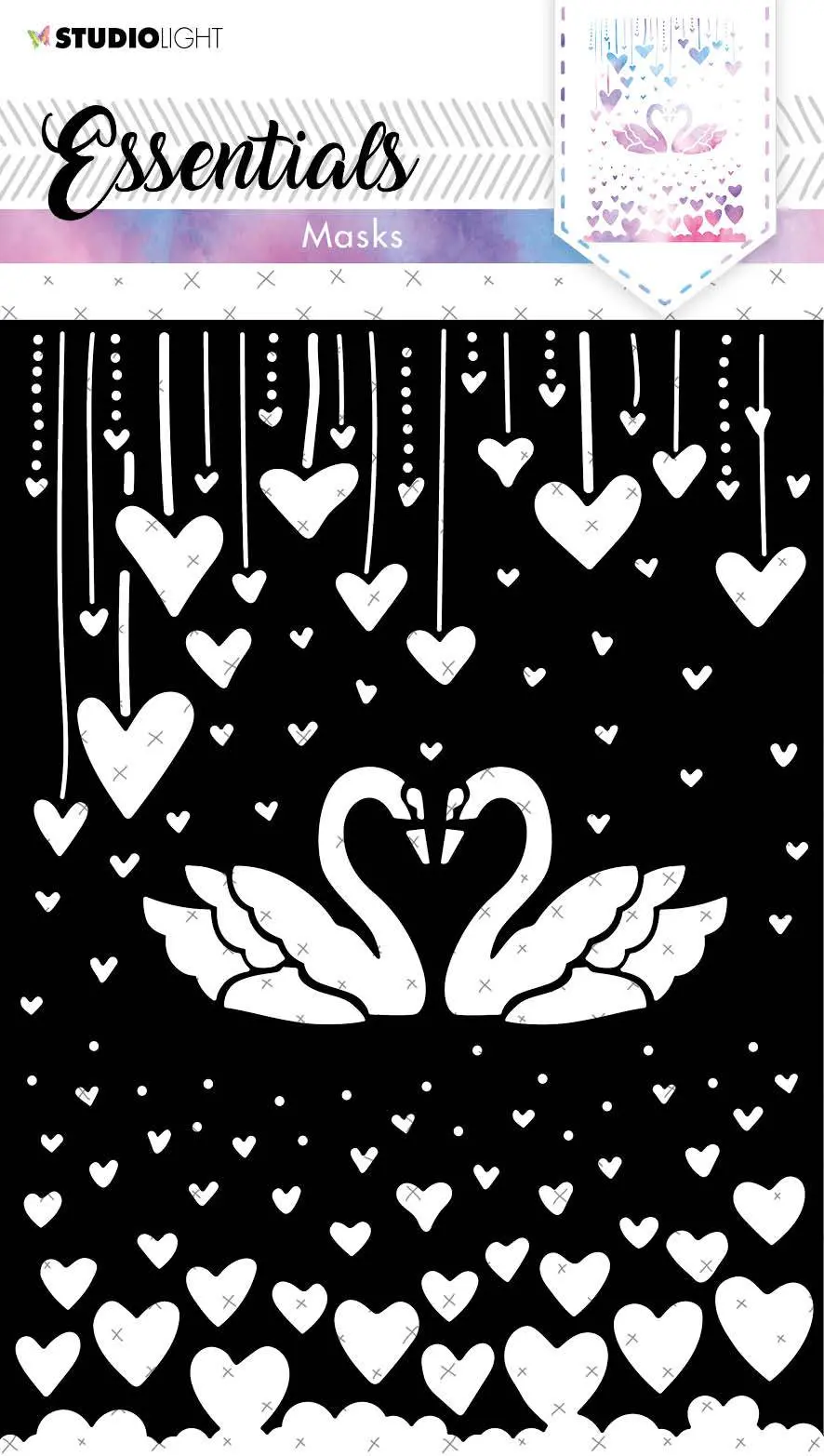Sl Mask Lovely Swans Essentials 148X210x1mm 1 Pc Nr.61 1