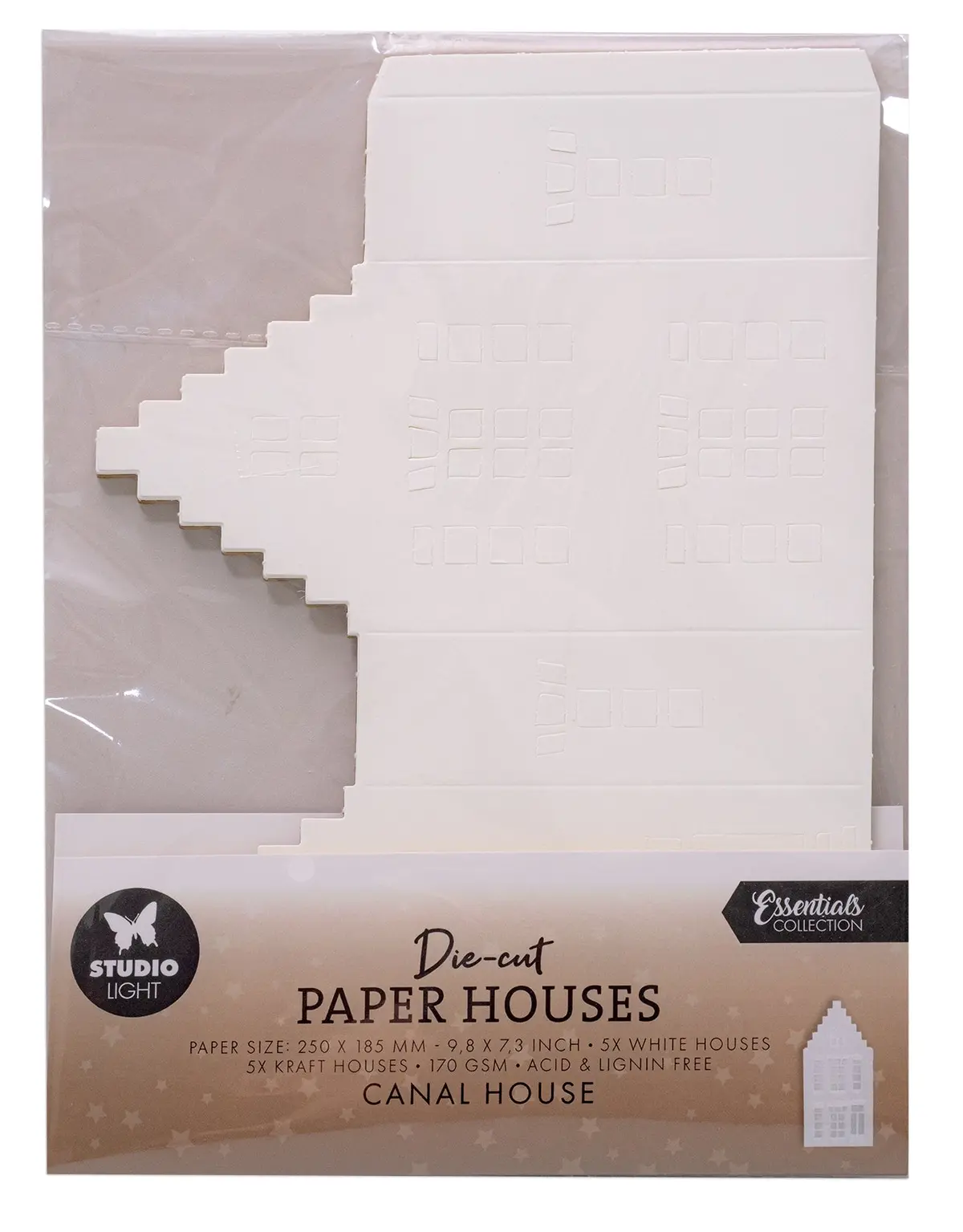 Sl Die-Cut Paper Houses Canal House Essentials 10 Sheets 1