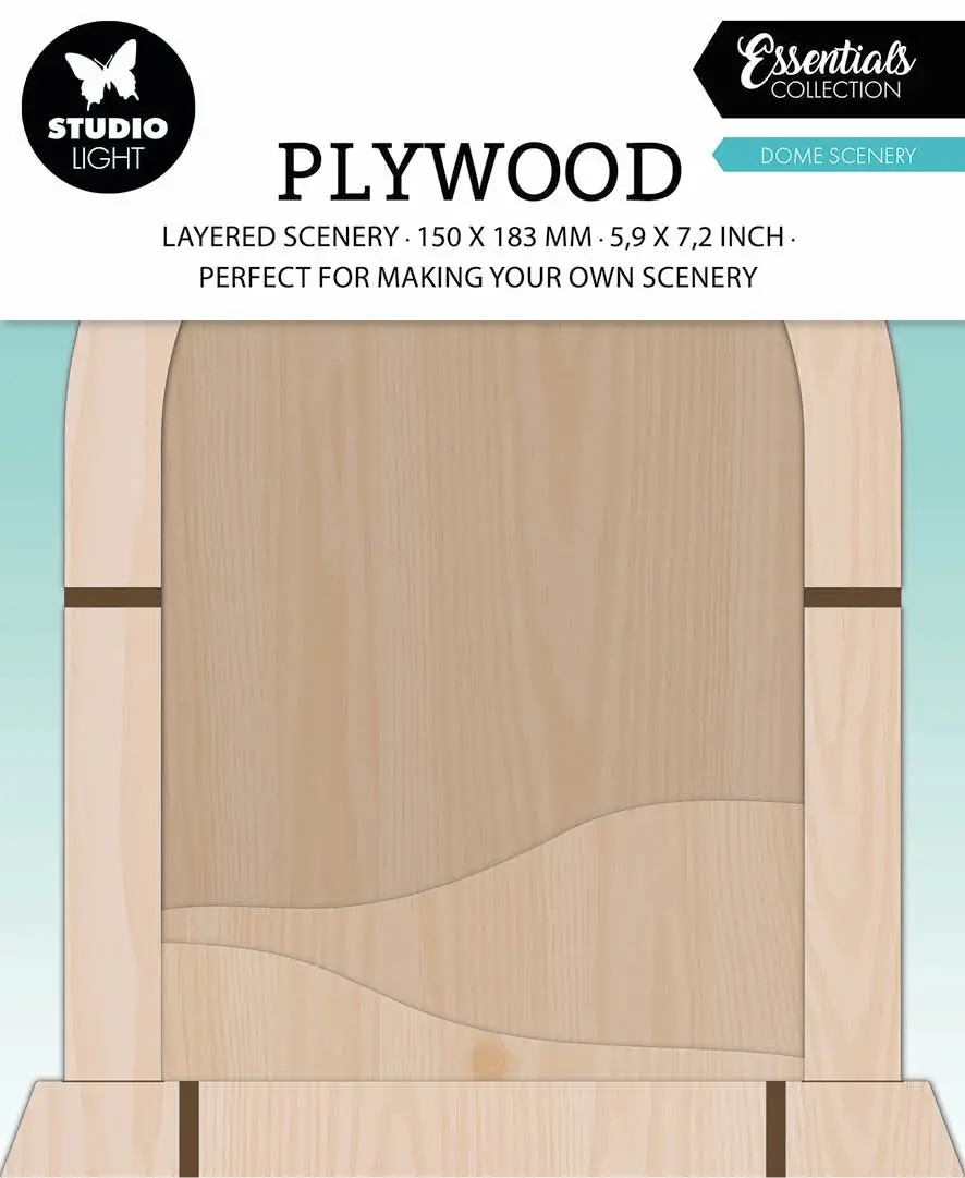 Sl Plywood Dome Scenery Essentials 150X183x12mm 9 Pc Nr.02 1