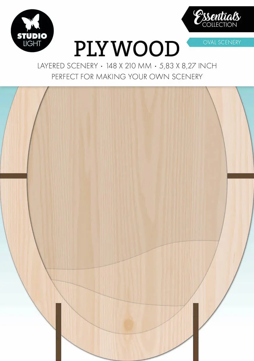 Sl Plywood Oval Scenery Essentials 4 Pc 1