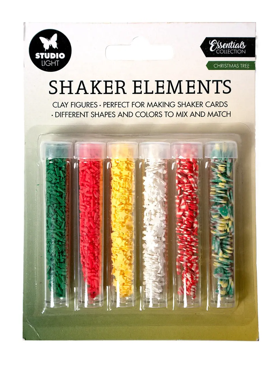 Sl Shaker Elements Christmas Tree Essentials 151X111x1mm 6 Pc Nr.02 1