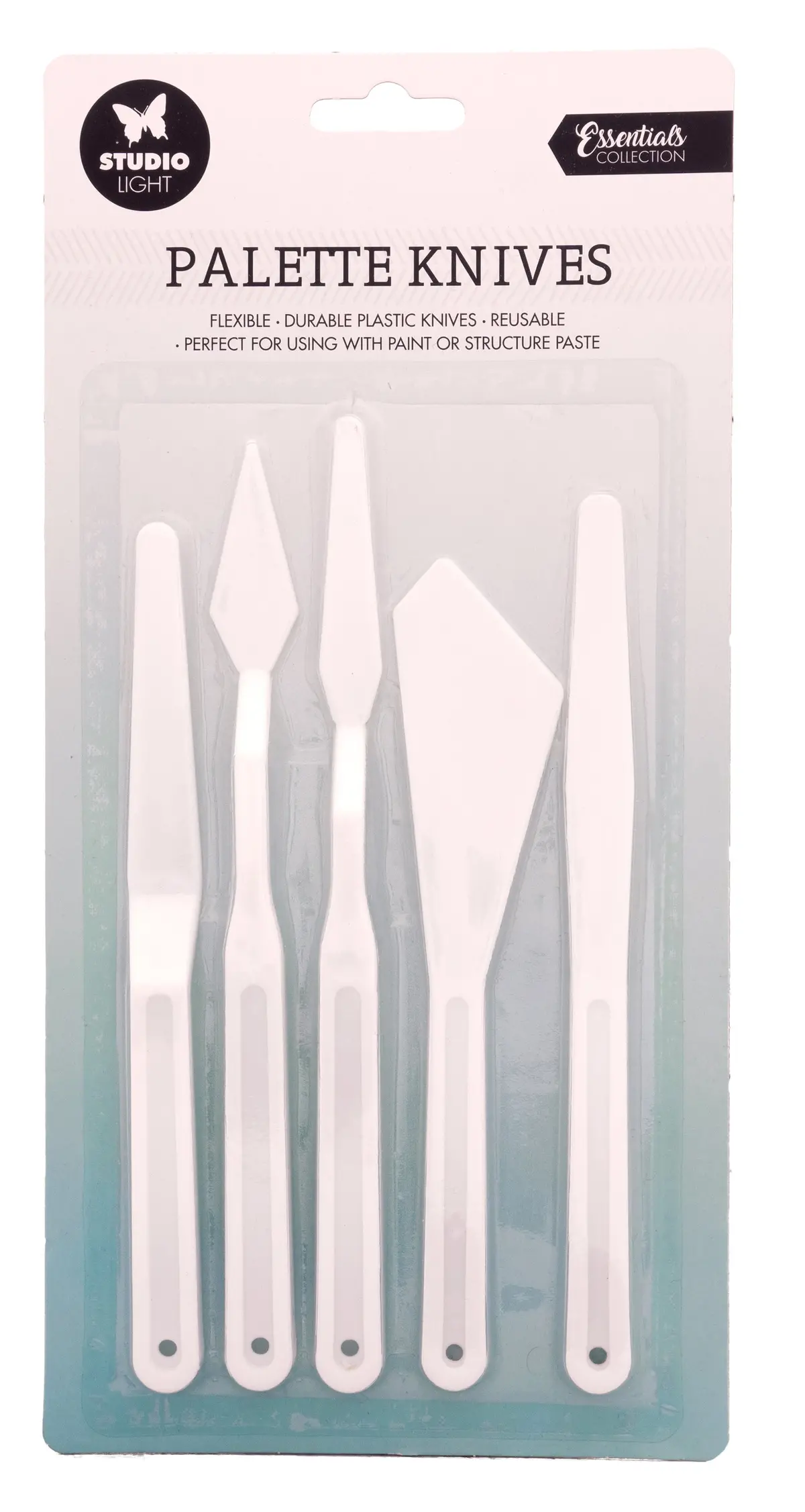 Sl Spatulas Assortment Set Essential Tools 240X130x12mm 5 Pc Nr.01 1