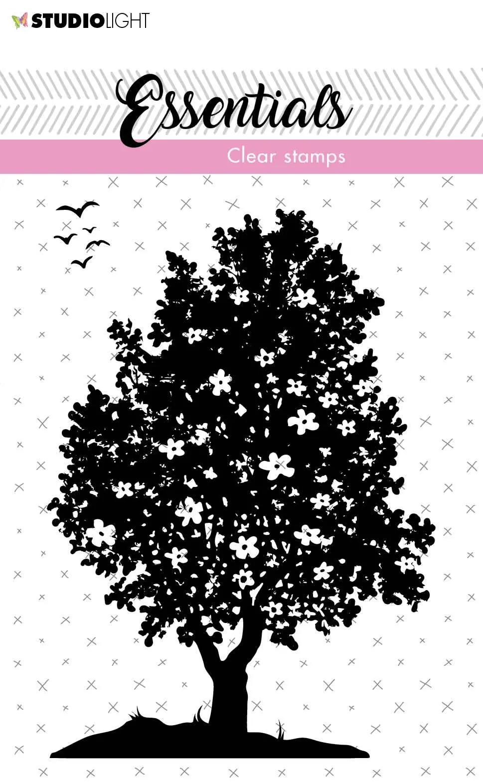 Sl Clear Stamp Flower Bush Essentials 73X102,5Mm Nr.26 1