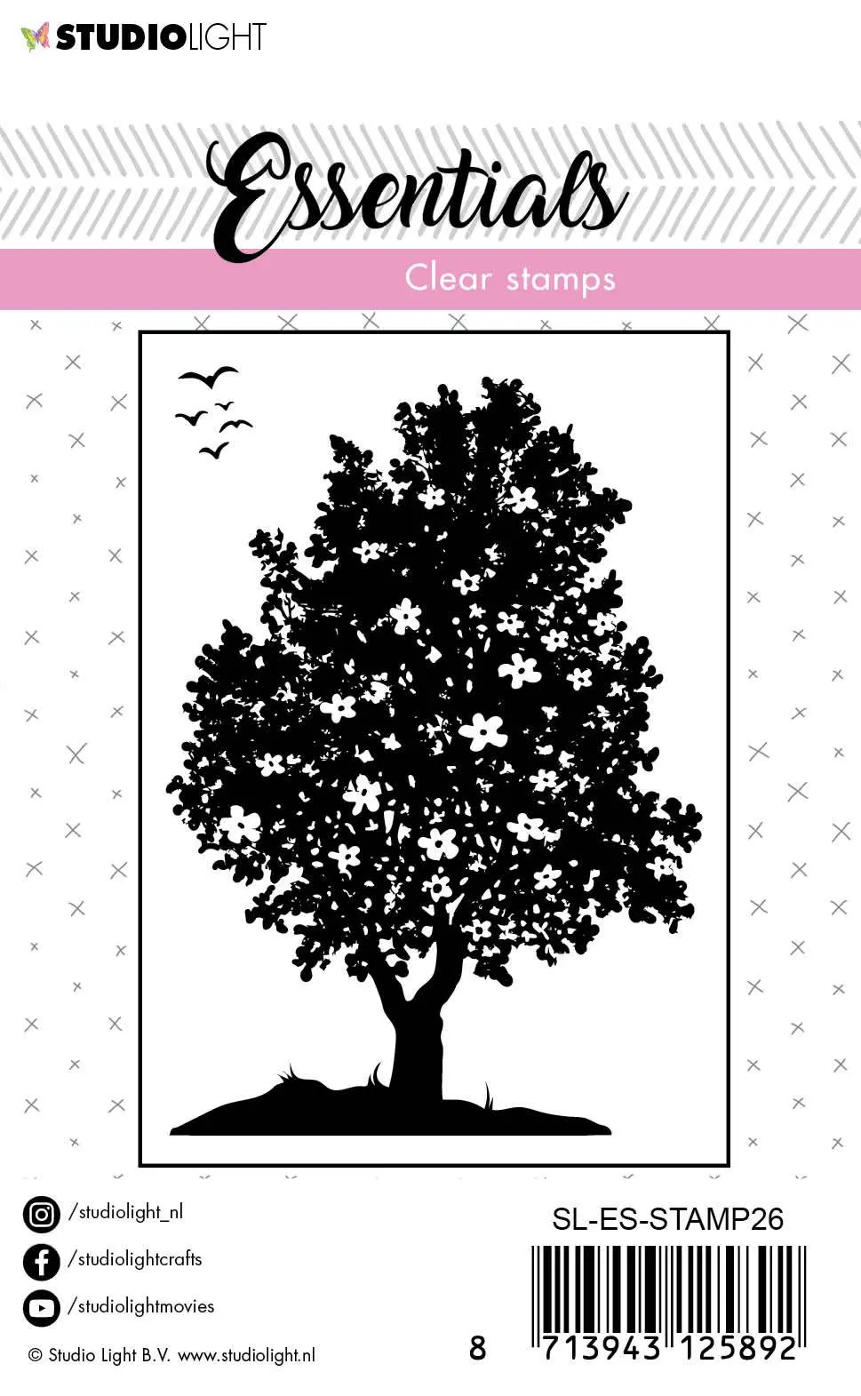 Sl Clear Stamp Flower Bush Essentials 73X102,5Mm Nr.26 2