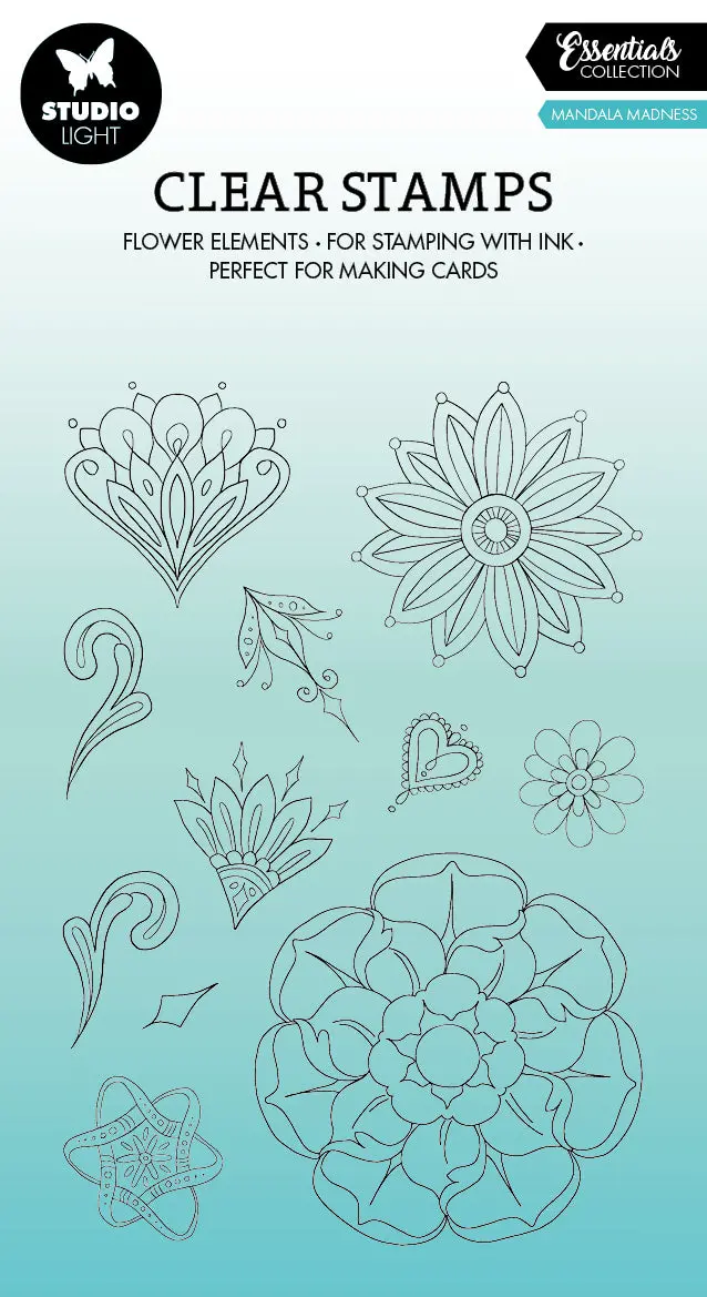 Sl Clear Stamp Mandala Madness Essentials 148X105x3mm 11 Pc Nr.327 1