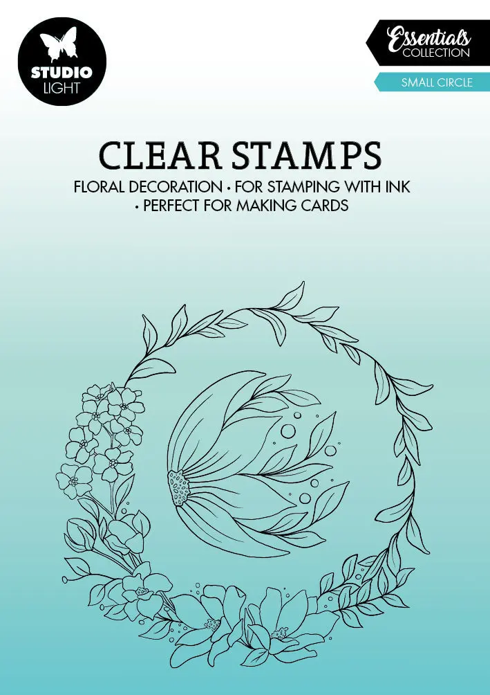Sl Clear Stamp Small Circle Essentials 93X95x3mm 2 Pc Nr.361 1