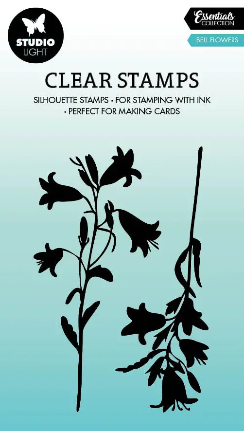 Sl Clear Stamp Bell Flowers Essentials 61X92.6X3mm 2 Pc Nr.431 1