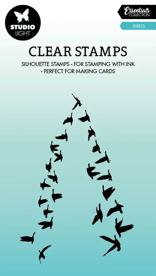 Sl Clear Stamp Birds Essentials 62X93x3mm 1 Pc Nr.497 1