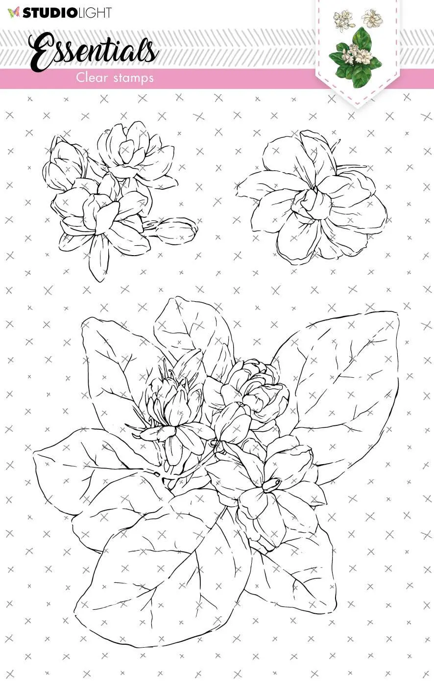 Sl Clear Stamp Arabian Jasmine Essentials 148X210mm Nr.58 1