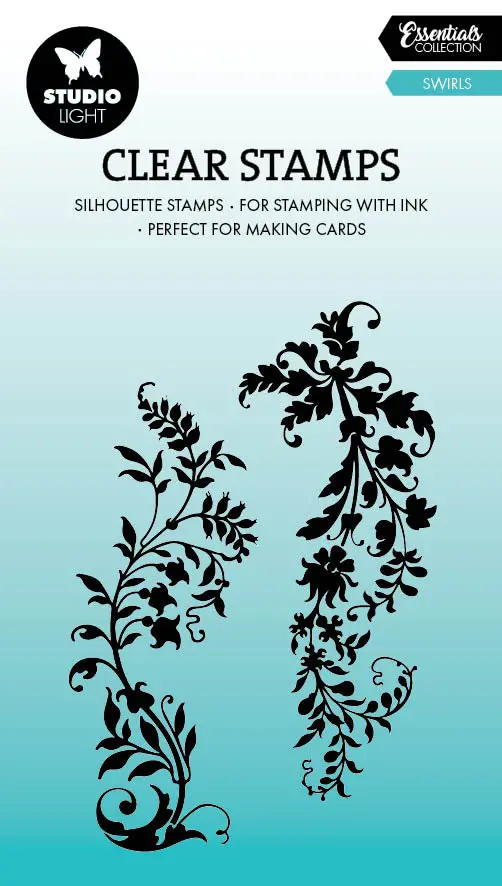 Sl Clear Stamp Swirls Essentials 2 Pc 1