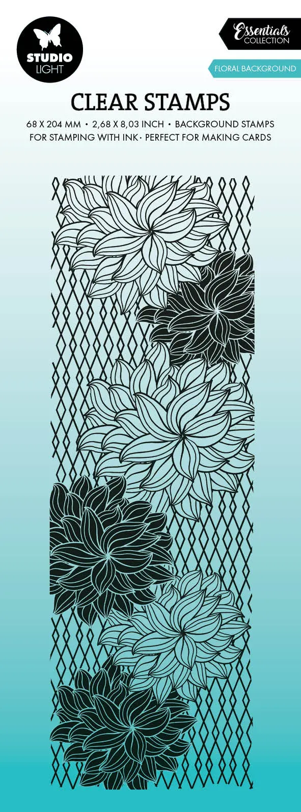 Sl Clear Stamp Floral Background Essentials 1 Pc 1