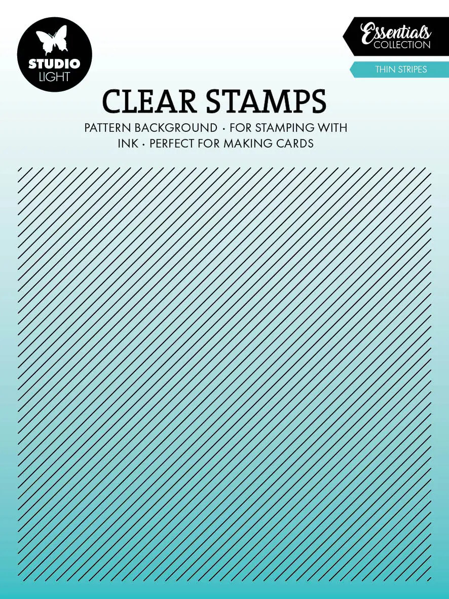 Sl Clear Stamp Thin Stripes Essentials 1 Pc 1
