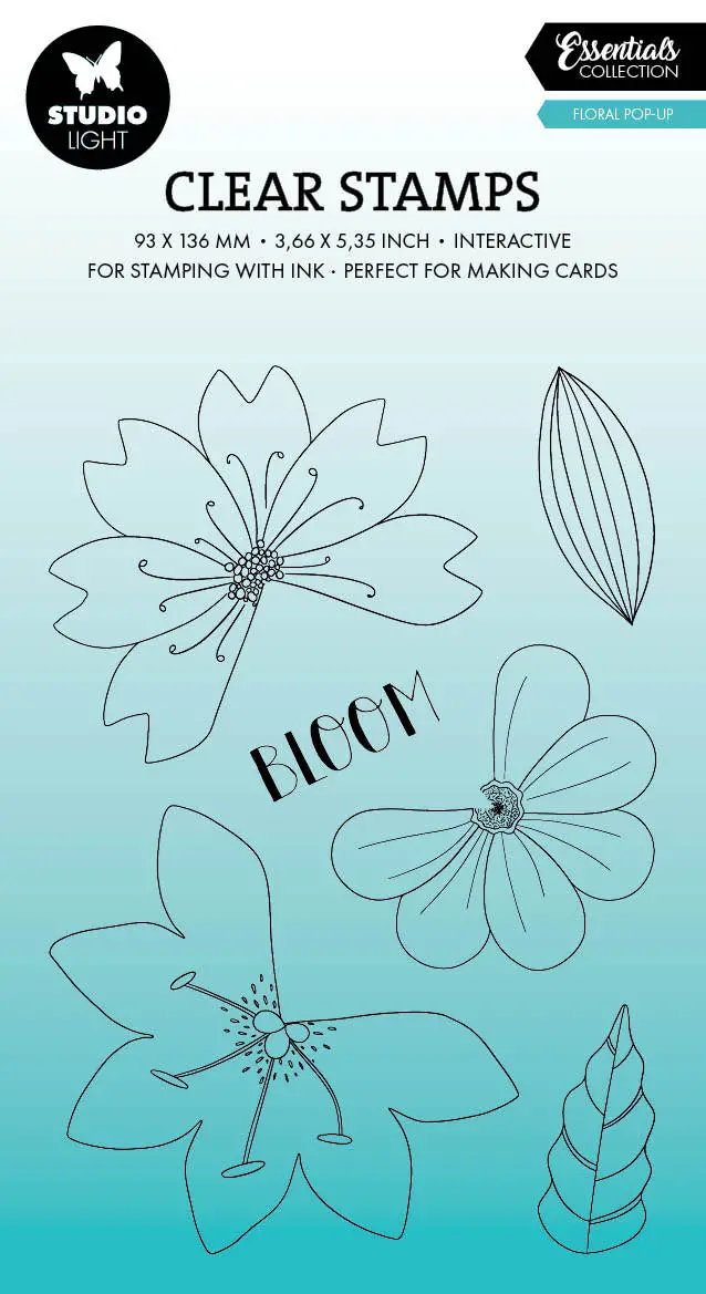 Sl Clear Stamp Floral Pop-Up Essentials 6 Pc 1