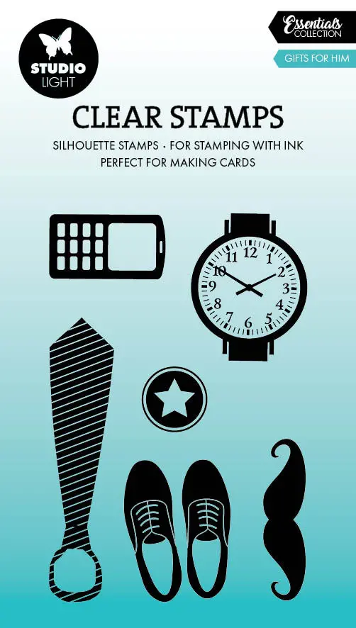 Sl Clear Stamp Gifts For Him Essentials 6 Pc 1