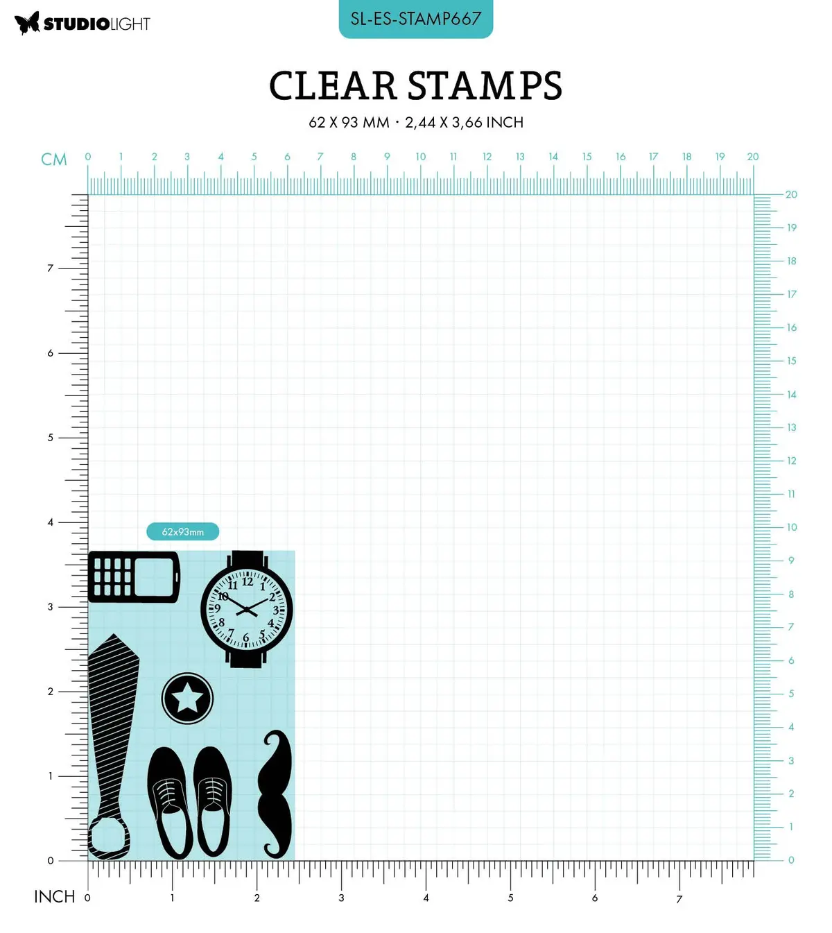 Sl Clear Stamp Gifts For Him Essentials 6 Pc 2