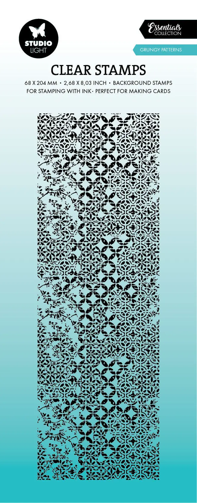 Sl Clear Stamp Grungy Pattern Essentials 1 Pc 1