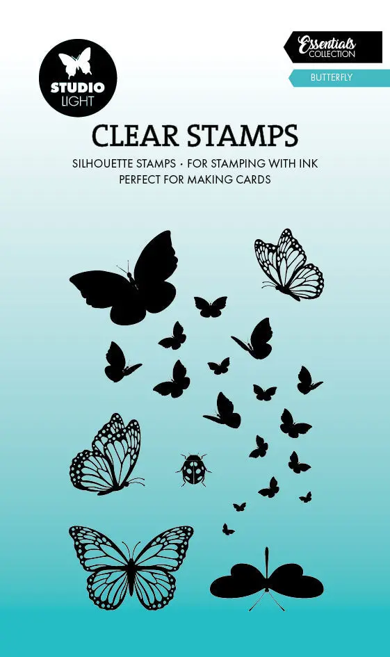 Sl Clear Stamp Butterfly Essentials 6 Pc 1