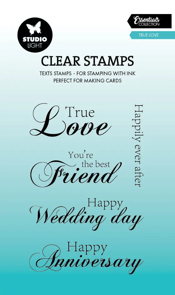 Sl Clear Stamp True Love Essentials 5 Pc 1