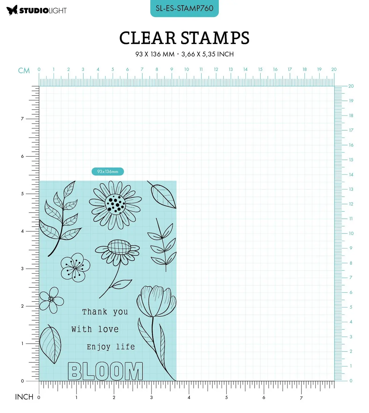 Sl Clear Stamps Bouquet Pop-Up Essentials 13 Pc 2