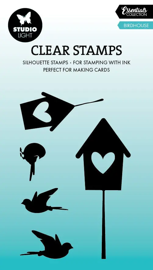 Sl Clear Stamp Birdhouse Essentials 5 Pc 1