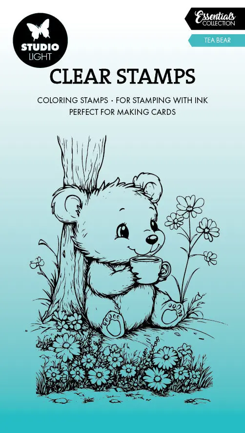 Sl Clear Stamp Tea Bear Essentials 1 Pieces 1