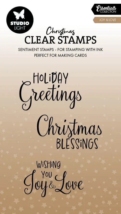 Sl Clear Stamp Joy & Love Essentials 3 Pieces 1