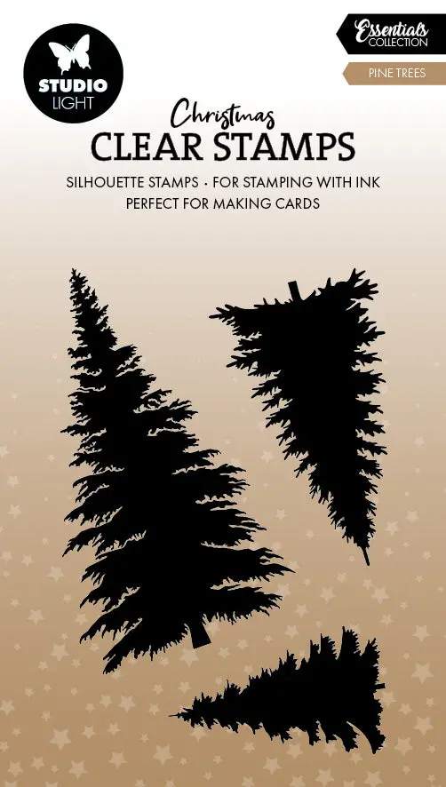 Sl Clear Stamp Pine Trees Essentials 1 Piece 1