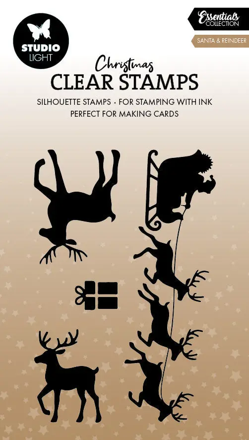 Sl Clear Stamp Santa & Reindeer Essentials 1 Piece 1