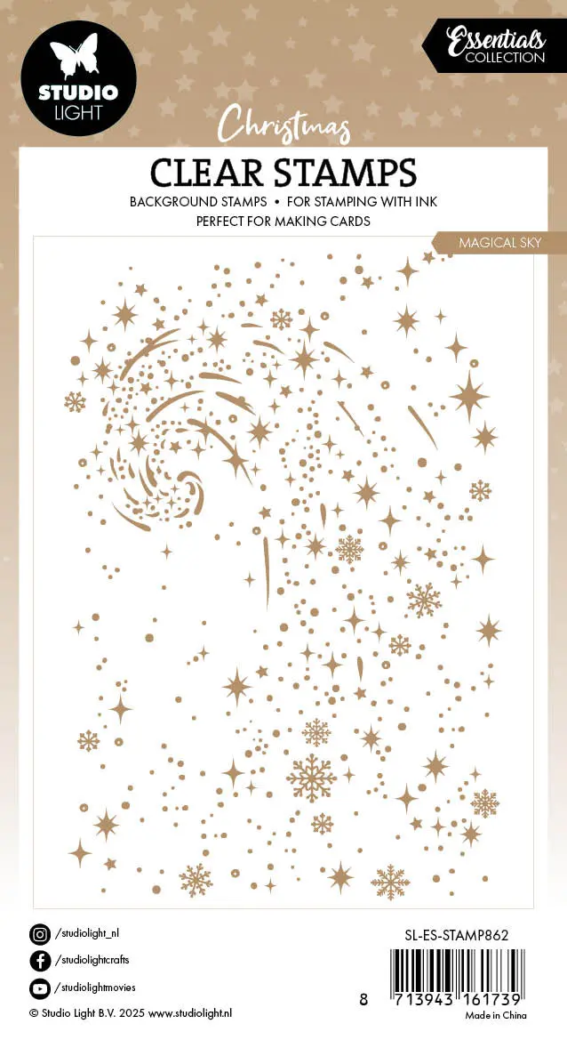 Sl Clear Stamp Snow Swirl Background Essentials 1 Piece 2