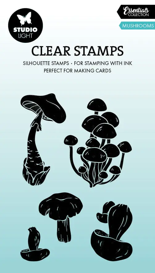 Sl Clear Stamp Mushrooms Essentials 5 Pieces 1