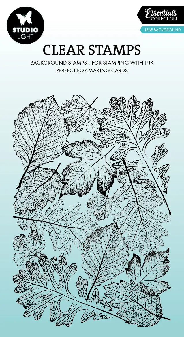 Sl Clear Stamp Leaf Background Essentials 1 Piece 1