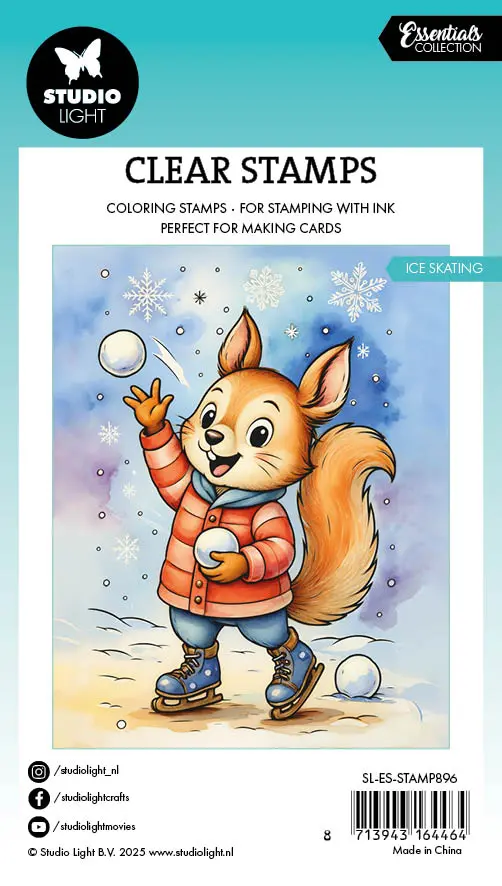 Sl Clear Stamp Ice Skating Essentials 74X105x1mm 1 Pieces 1